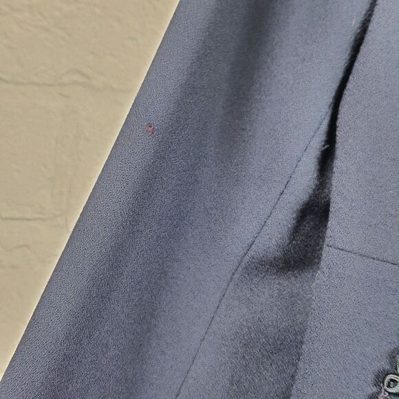 Vtg John Meyer Of Norwich Nehru Jacket Womens 8P Petite Wool Tassels - Picture 4 of 7